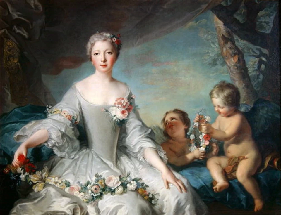 Ritratto presumibilmente raffigurante Louise Diane d'Orléans nei panni di Flora